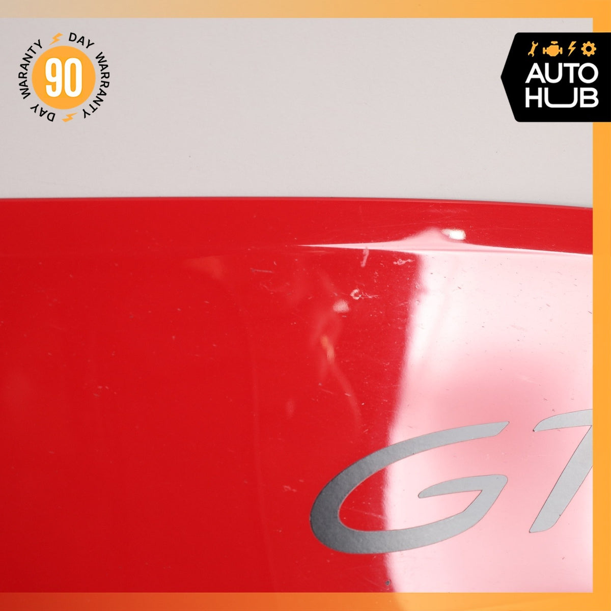 15-18 Porsche Macan 95B GTS Front Right Door Lower Body Molding Red OEM - photo 6