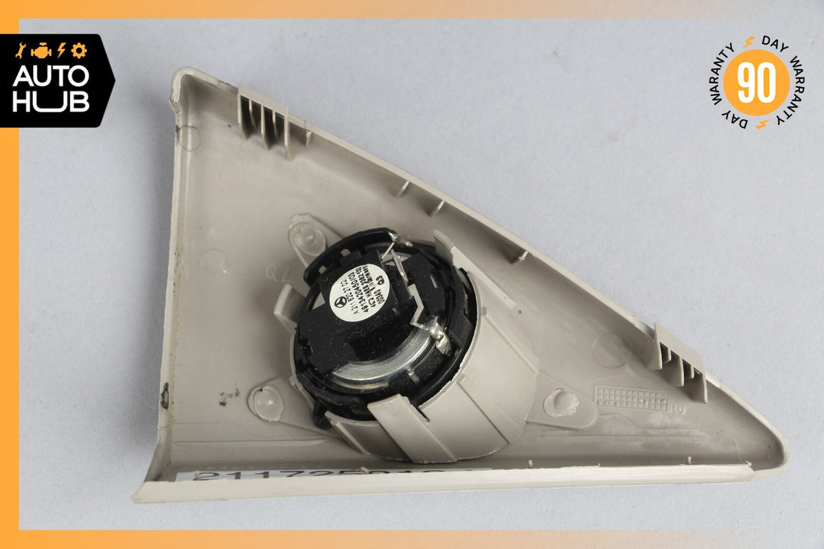 03-06 Mercedes W211 E500 E320 Tweeter Speaker Cover Left Driver Side Gray OEM - photo 8