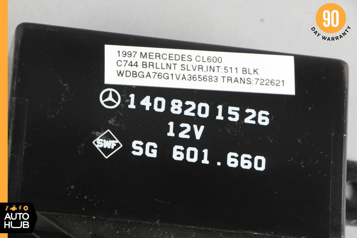 92-99 Mercedes W140 500SEL CL600 S500 Front Seat Heater Control Module Unit OEM - photo 6