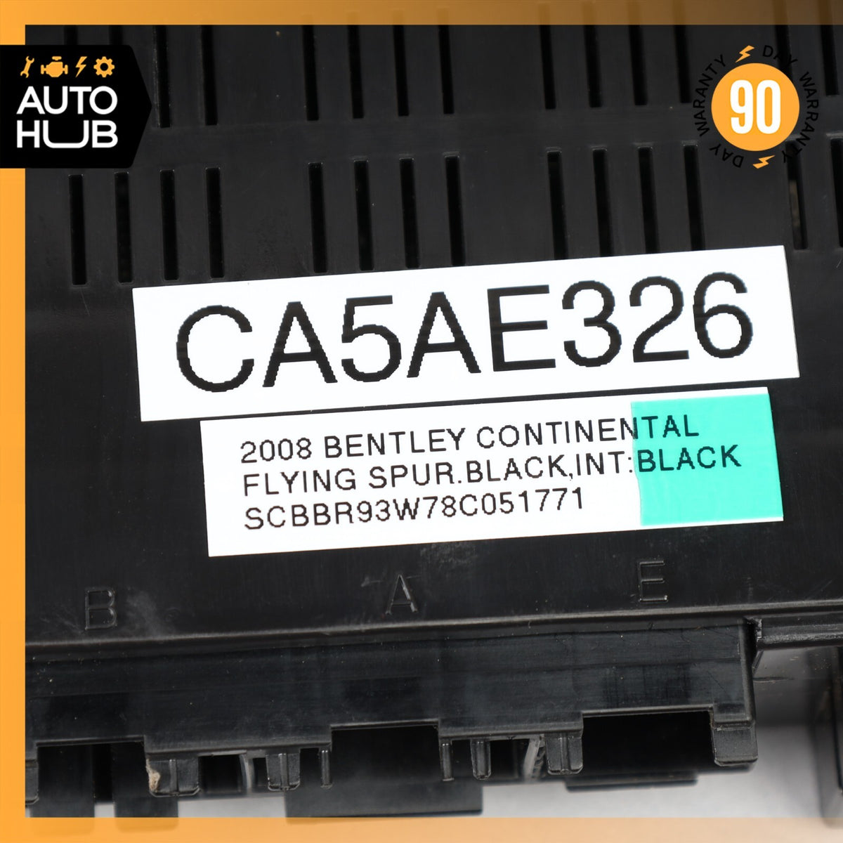 Bentley Continental Flying Spur AC Heater Climate Control Module Unit OEM - photo 11