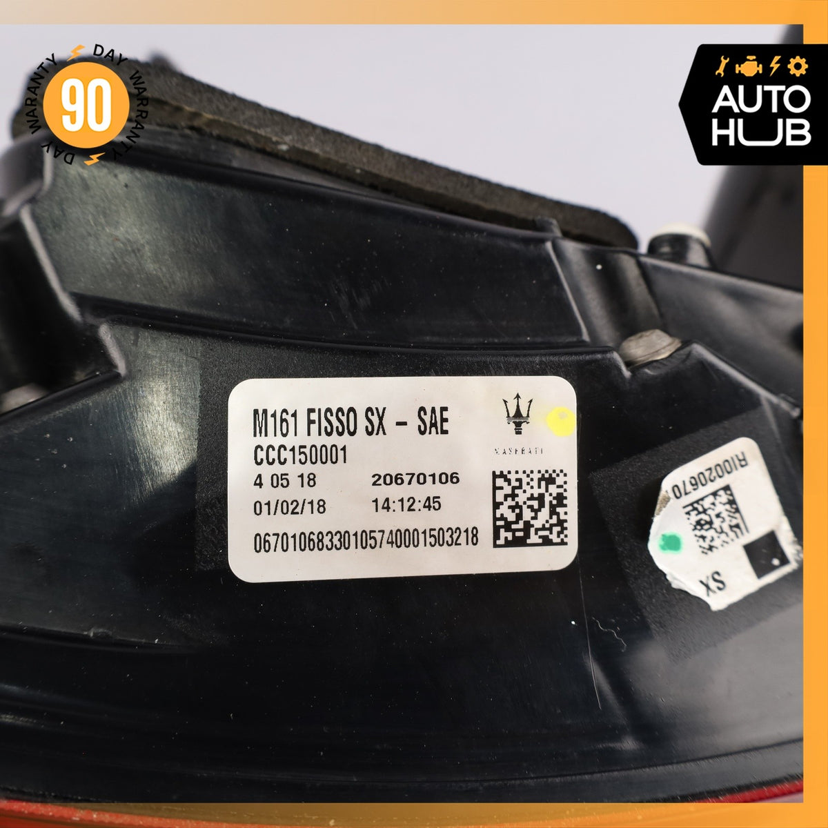 17-20 Maserati Levante M161 Outer Tail Light Lamp Left Driver Side OEM 89k - photo 22