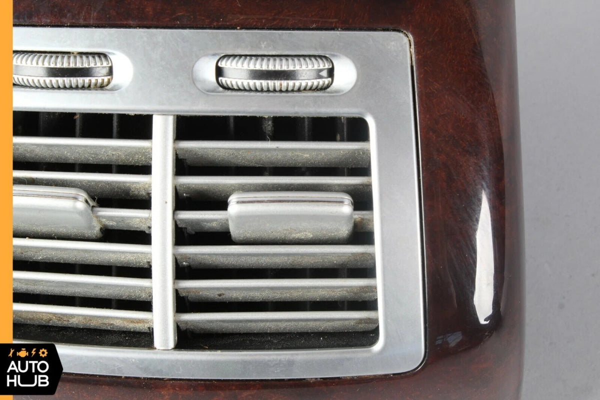 07-13 Mercedes W221 S550 S65 Rear Center Console AC A/C Air Vent Trim OEM - photo 5