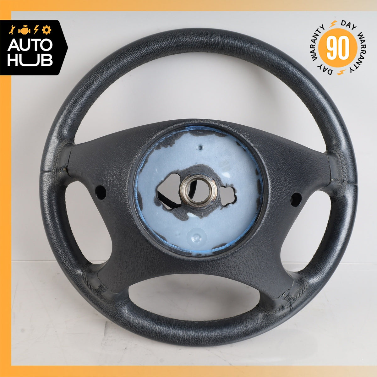 06-09 Mercedes W211 E350 CLS550 E550 CLS500 Steering Wheel 2194601603 Black OEM - photo 13