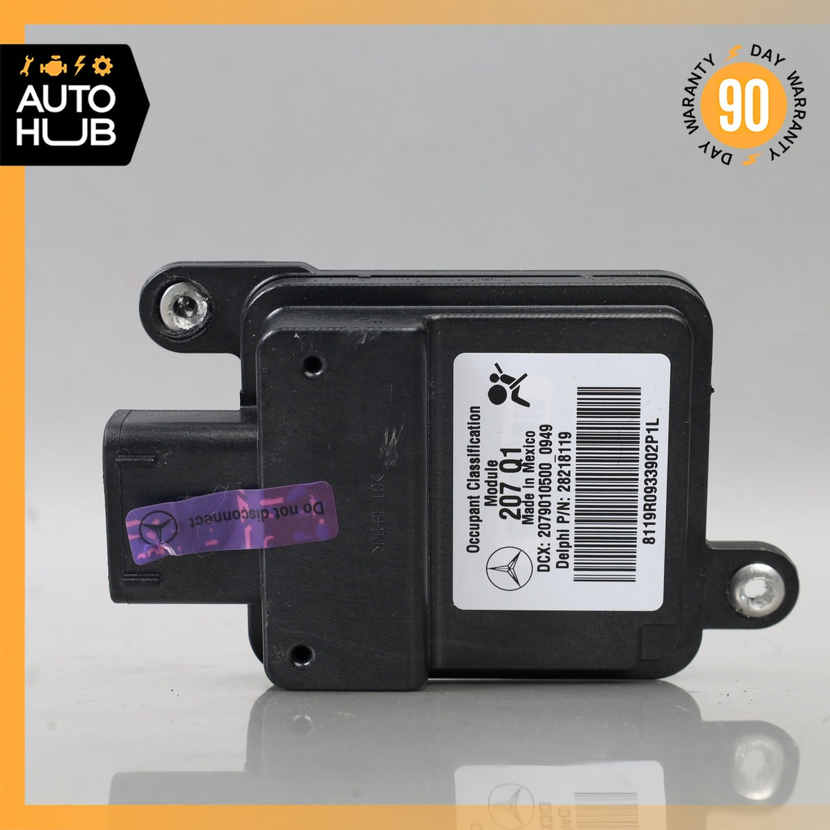 10-14 Mercedes W207 E550 C350 C300 Seat Occupancy Sensor Mat SRS Module OEM - photo 5