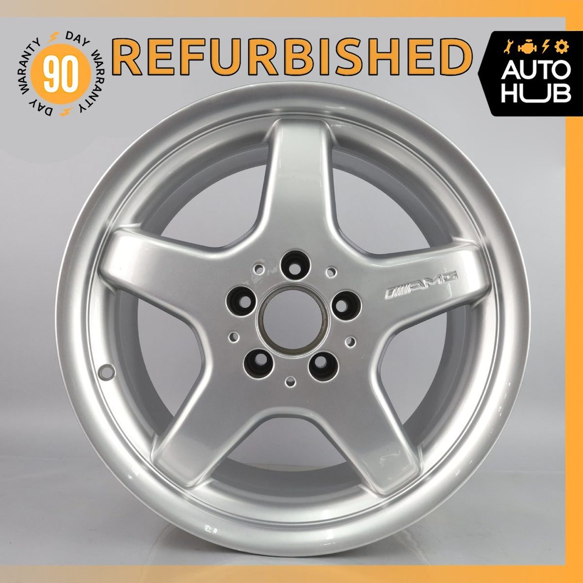 Mercedes R170 SLK230 C280 8.5 x 17 17" Rear Wheel Rim Silver 1704011402 OEM - photo 1