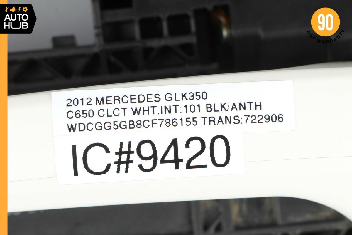 10-15 Mercedes X204 GLK350 GLK250 Front Right Side Exterior Door Handle White - photo 12