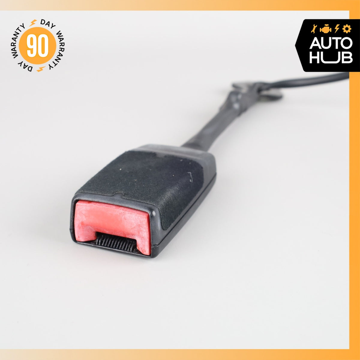 11-18 Porsche Cayenne 958 Front Right Side Seat Belt Buckle Black OEM - photo 7