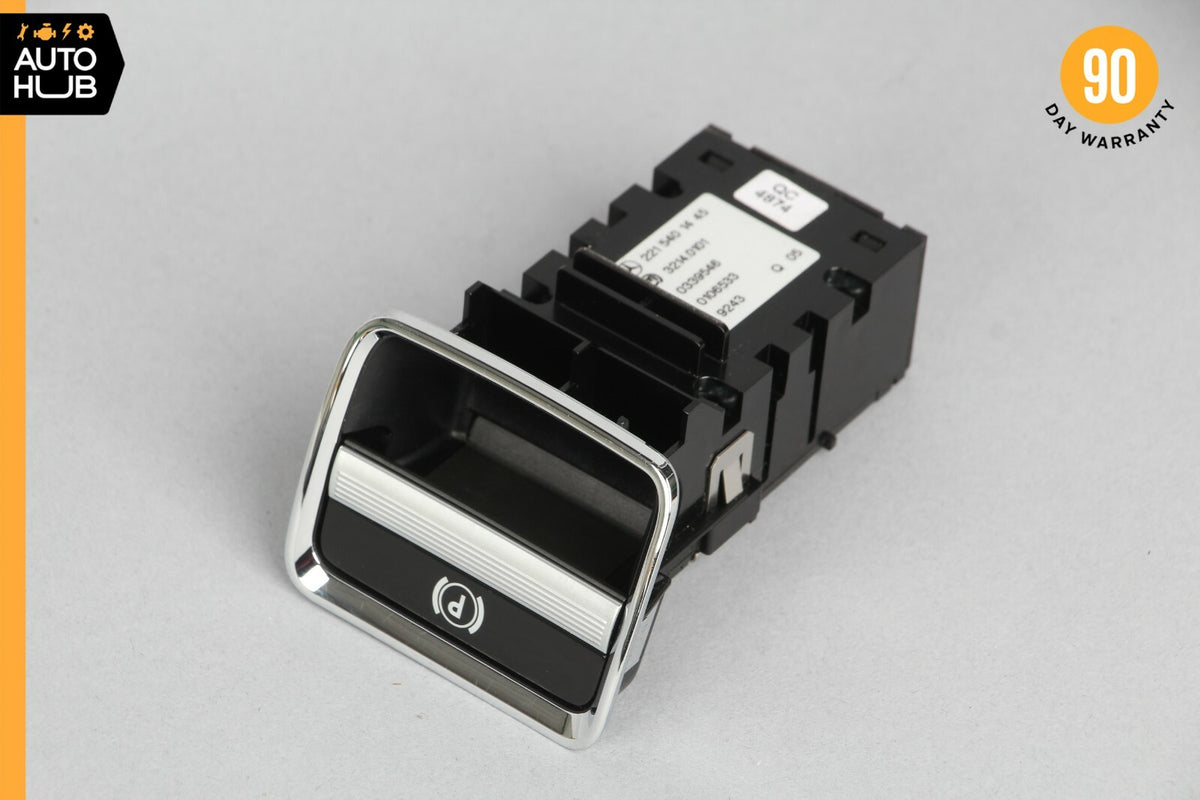 07-14 Mercedes W221 S400 CL63 Electronic Parking Button Switch 2215401445 OEM - photo 5