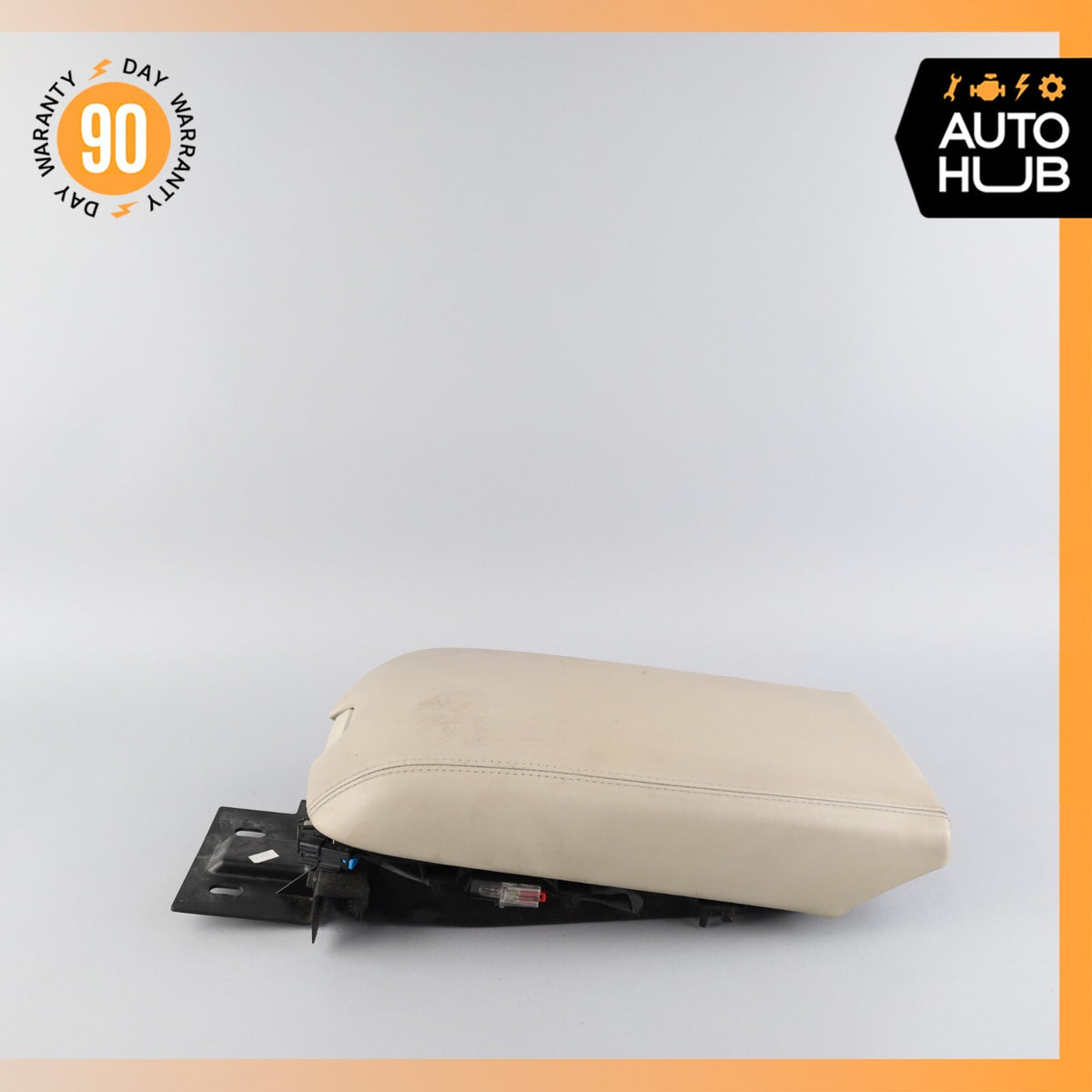04-06 Cadillac XLR Center Console Arm Rest Armrest Storage Beige OEM - photo 5