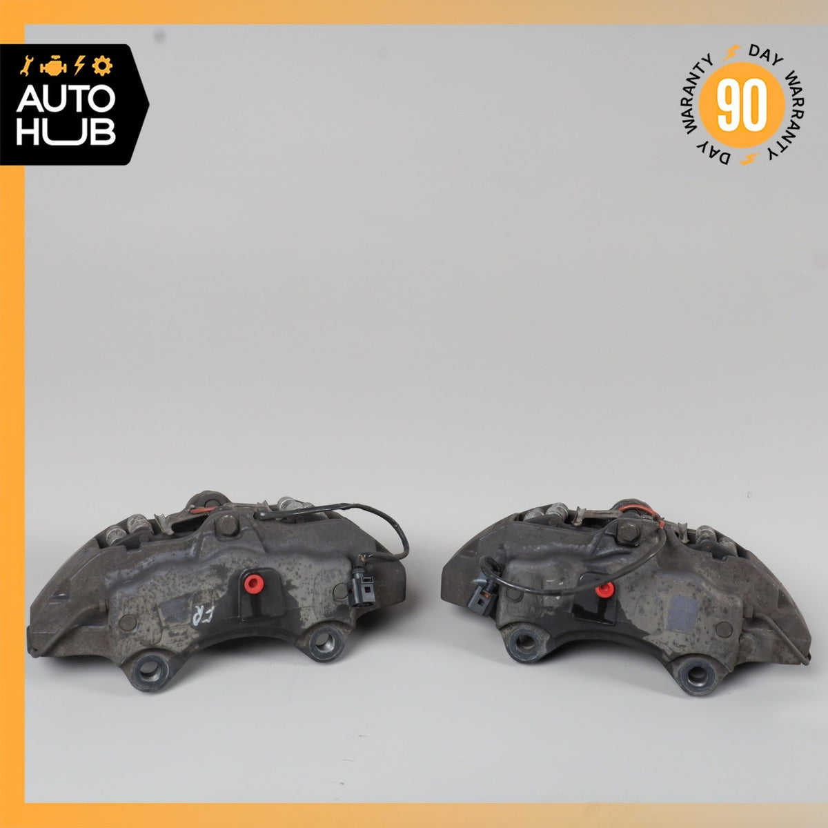 04-10 Porsche Cayenne 955 Front Left & Right Brake Caliper Set OEM - photo 9