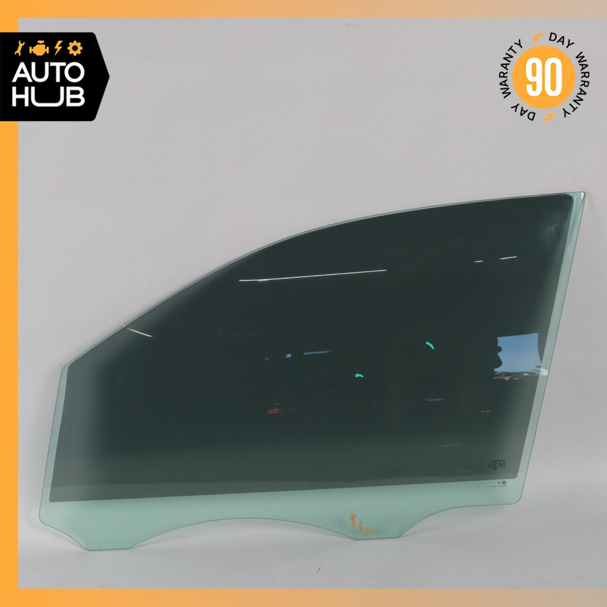 11-18 Porsche Cayenne 958 Front Left Driver Side Door Window Glass OEM - photo 1