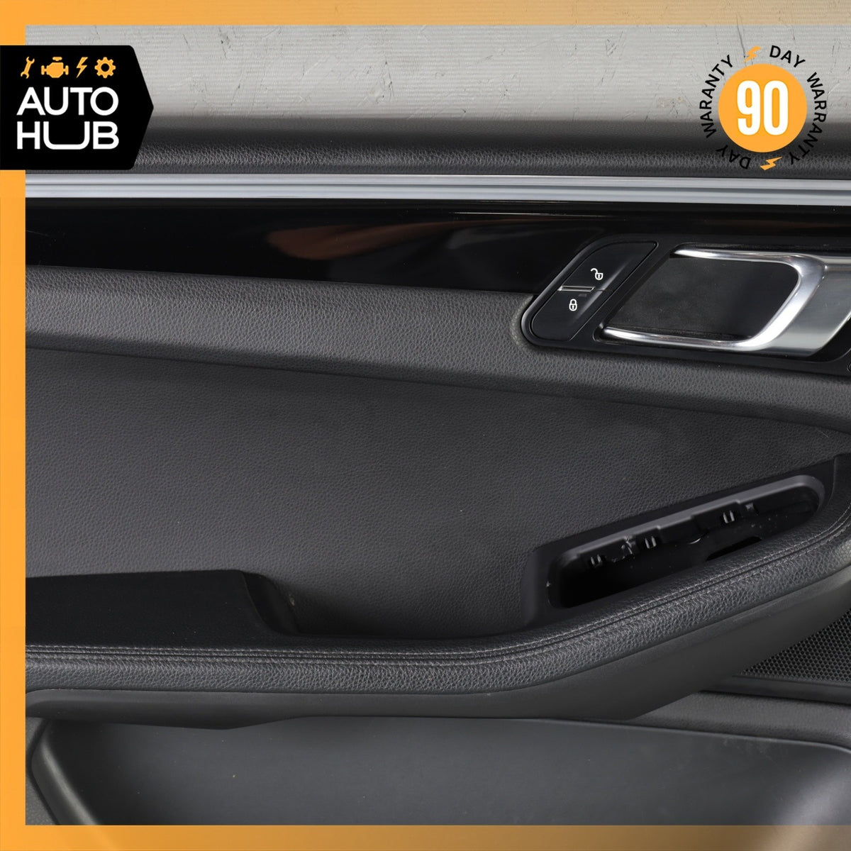 15-24 Porsche Macan 95B Front Left Driver Side Interior Door Panel Black OEM 89k - photo 4