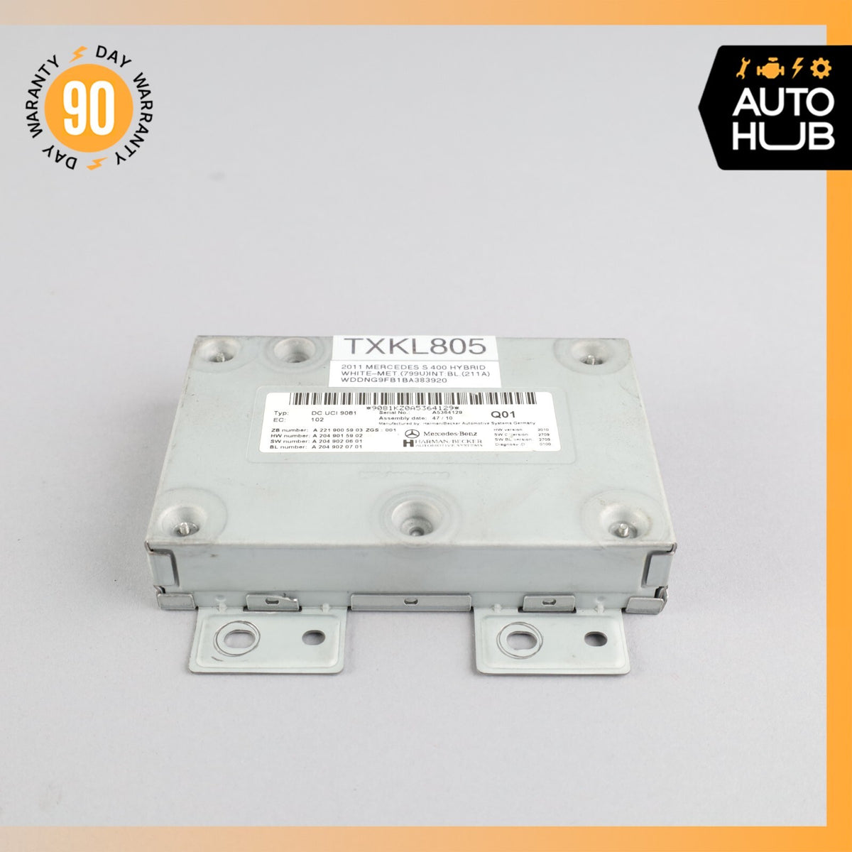 Mercedes W221 S400 CL550 SLK350 Communication Interface Module 2219005903 OEM - photo 4