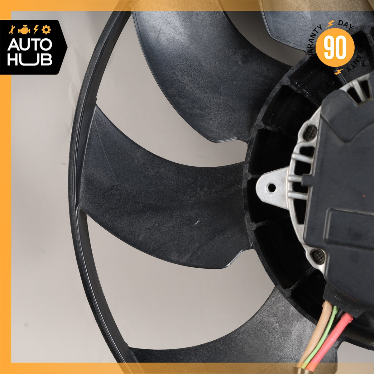 15-25 Porsche Macan 95B S GTS Turbo Radiator Cooling Fan Motor w/ Blade OEM 44k - photo 4