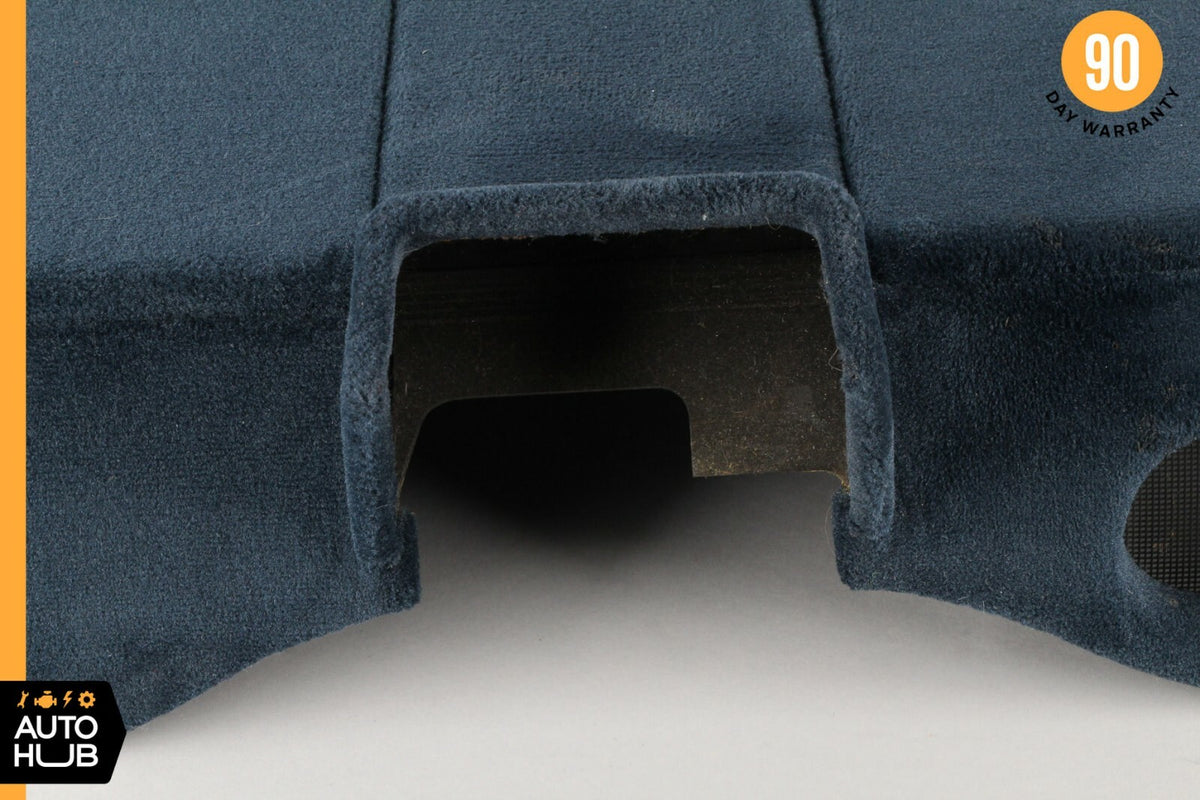90-95 Mercedes R129 300SL SL320 Rear Carpet Storage Shelf Box Jump Seat Blue OEM - photo 3