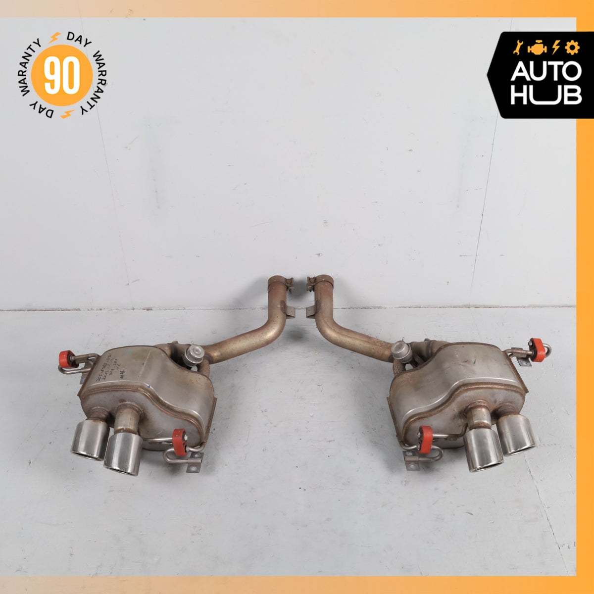 Maserati GranTurismo 4.7L Base Exhaust Mufflers Tips Left & Right Set OEM 47k - photo 2