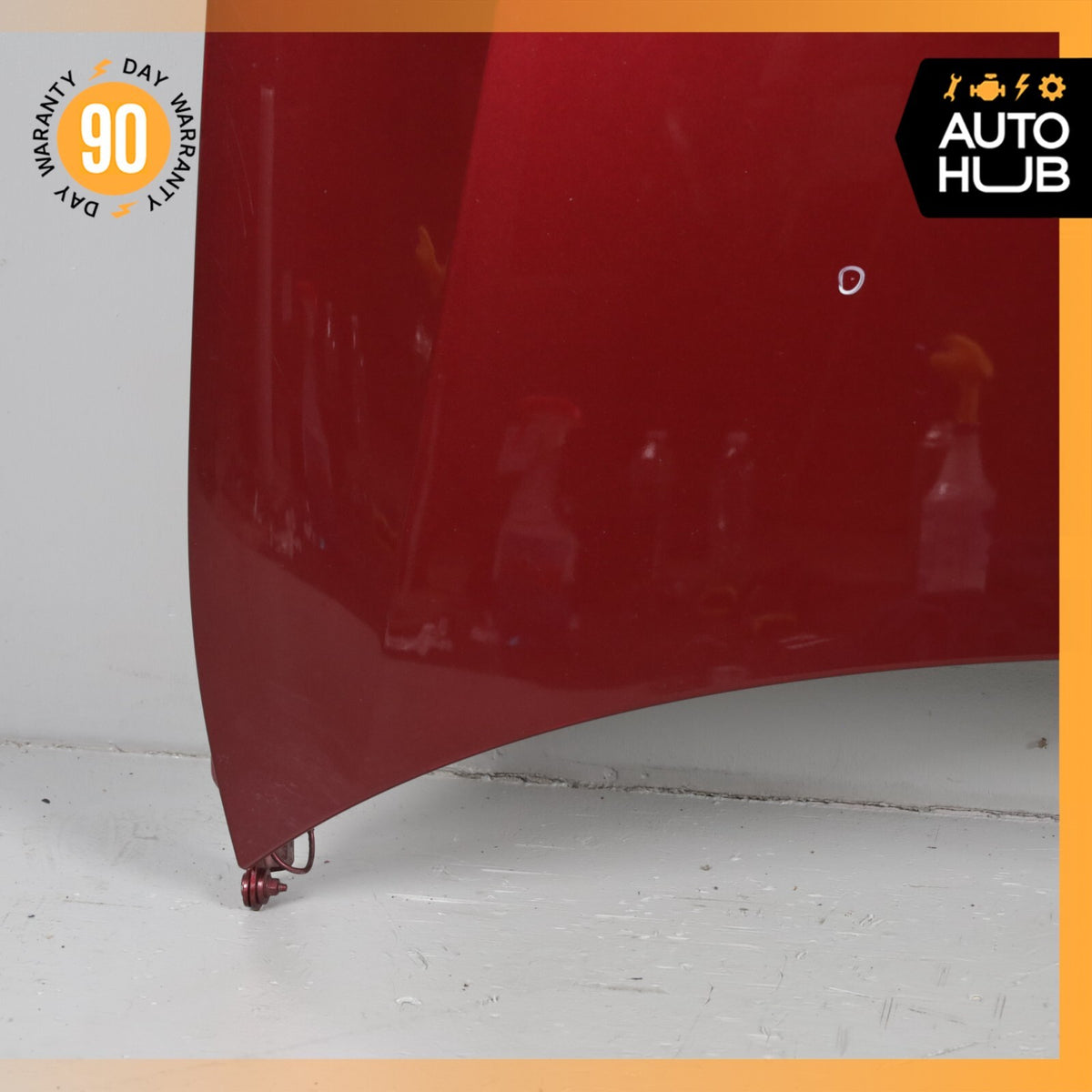 02-05 Ford Thunderbird 3.9L V8 Hood Cover Panel Assembly Red OEM 80k - photo 9