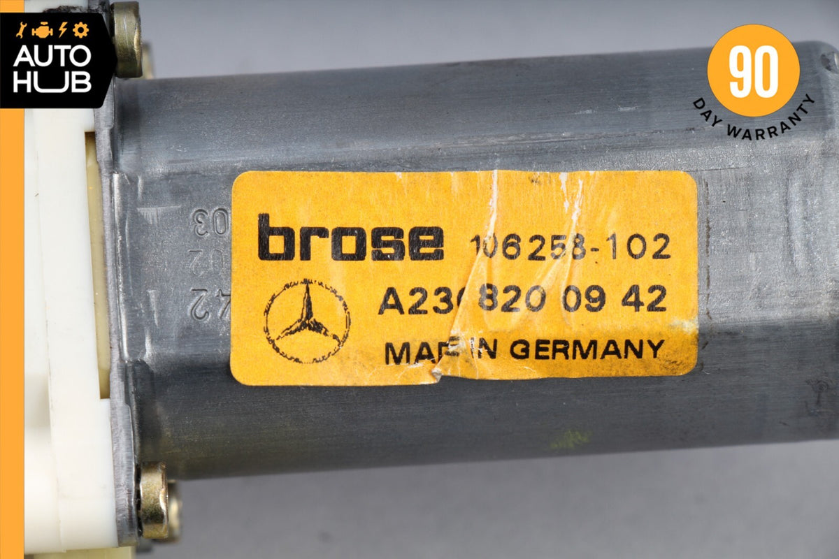 03-12 Mercedes R230 SL500 SL55 AMG Window Regulator Motor Front Left Side OEM - photo 10