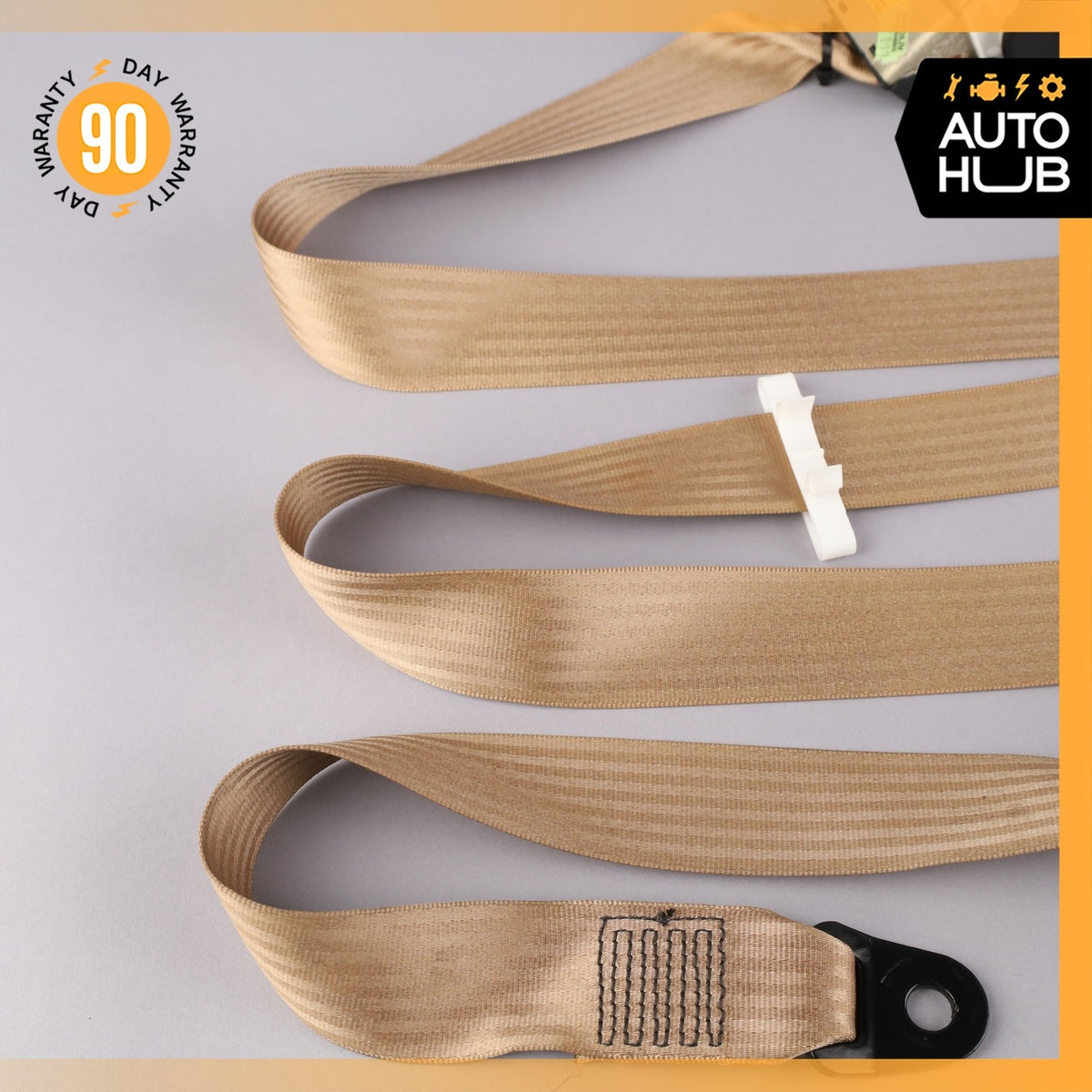 99-04 Bentley Arnage / RR Seraph Front Right Side Seat Belt Retractor Beige OEM - photo 13