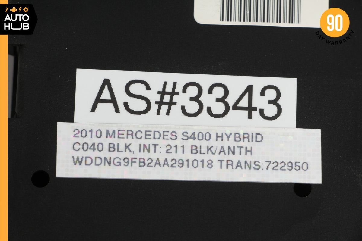 10-14 Mercedes W221 S400 E400 Hybrid Fuse Box Control Module 0005406050 OEM - photo 12