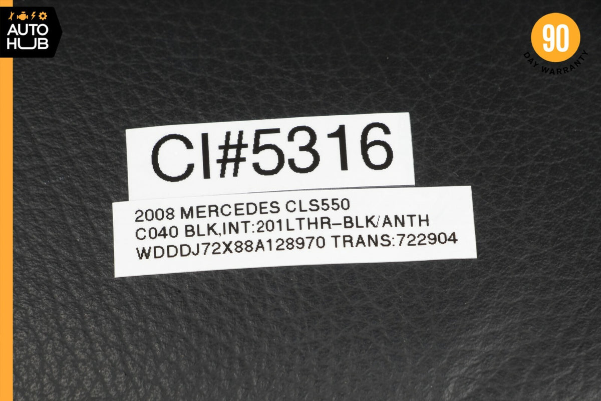 07-09 Mercede W219 CLS550 Headrest Head Rest Left or Right Black OEM - photo 9