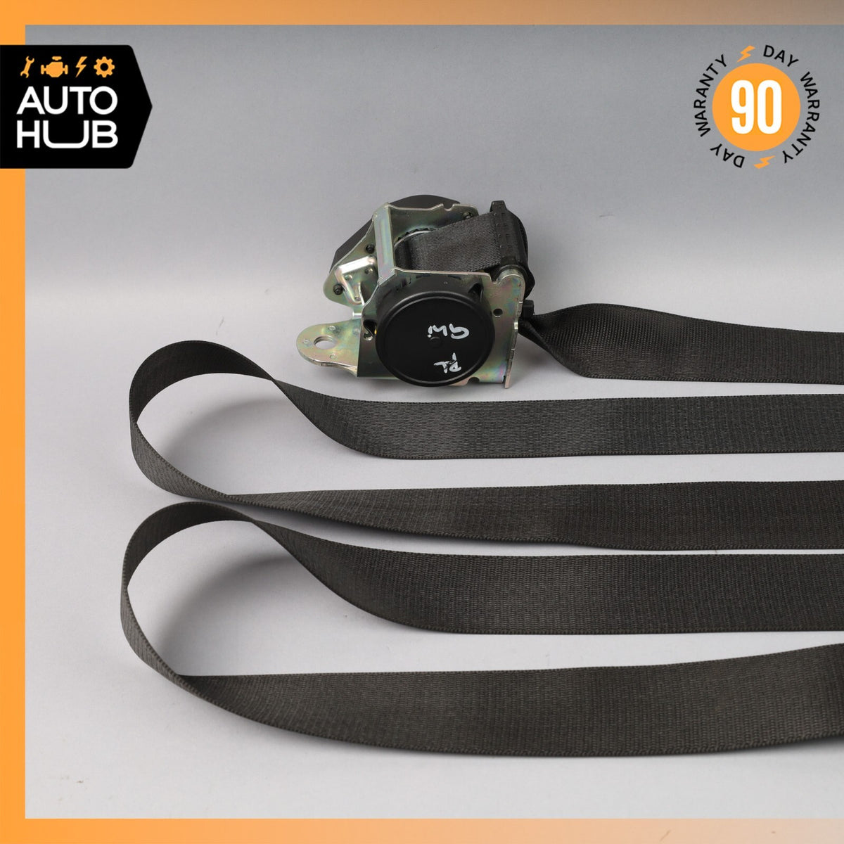 14-22 Maserati Ghibli SQ4 M157 Rear Left or Right Side Seat Belt Black OEM 41k - photo 3