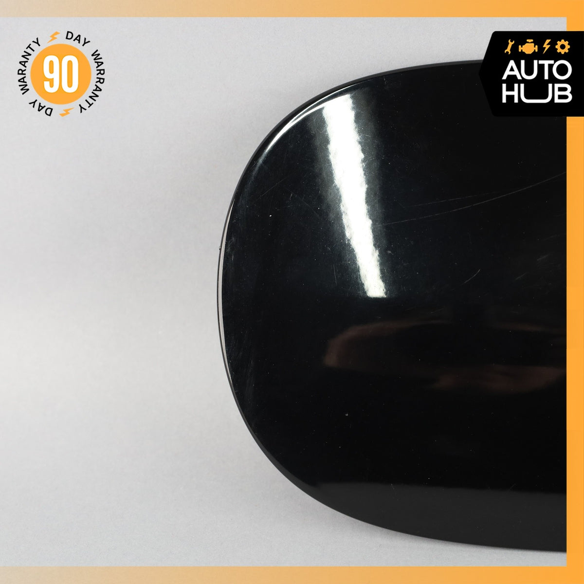 11-18 Porsche Cayenne 958 Fuel Door Lid Gas Tank Cover Black OEM - photo 2