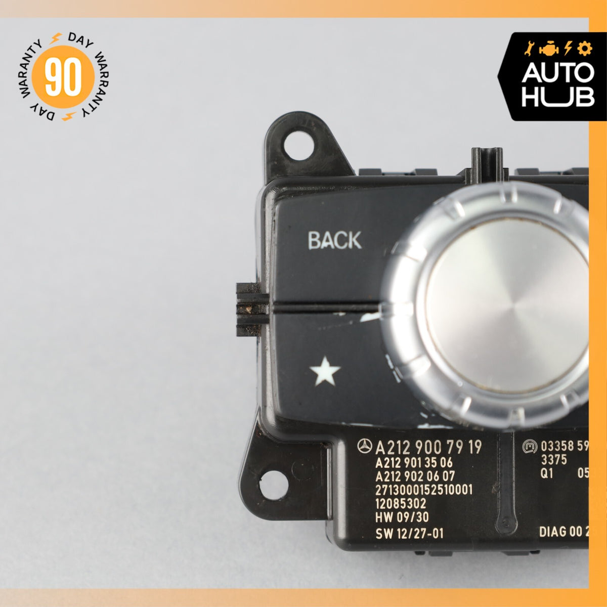 14-17 Mercedes W212 E350 E550 Console Head Unit Controller Knob Multi Switch OEM - photo 3