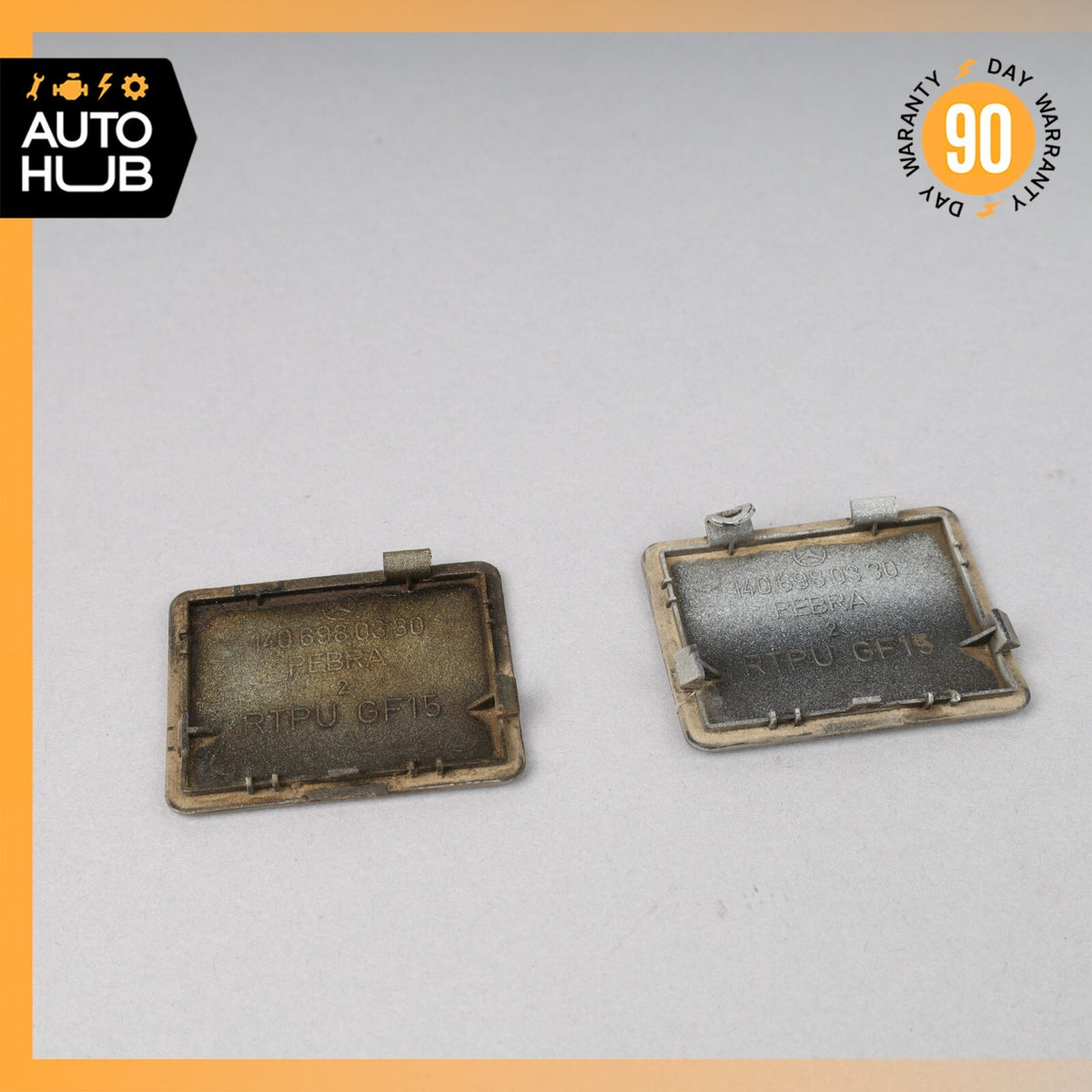Mercedes W220 S430 S500 500SEC Base Front & Rear Rocker Panel Trim Plug Set OEM - photo 7