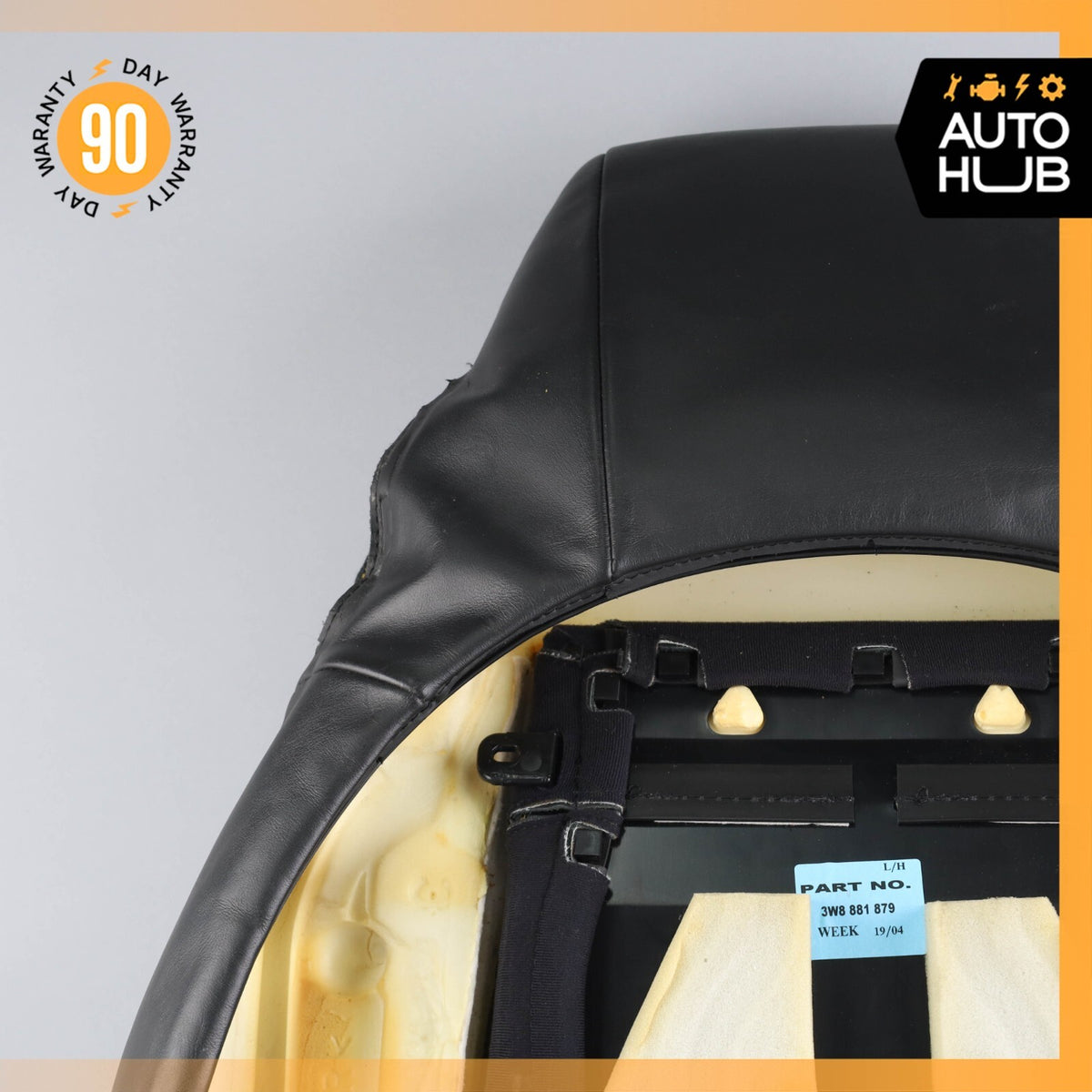 03-06 Bentley Continental GT Front Left Side Seat Upper Back Cushion OEM 96k - photo 9