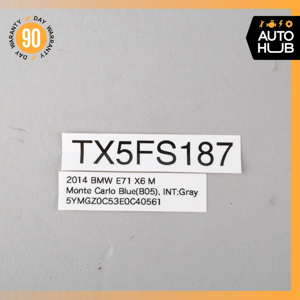 BMW E71 X6M Bumper Parking Aid Assist Sensor 9270497 OEM 62k - photo 8