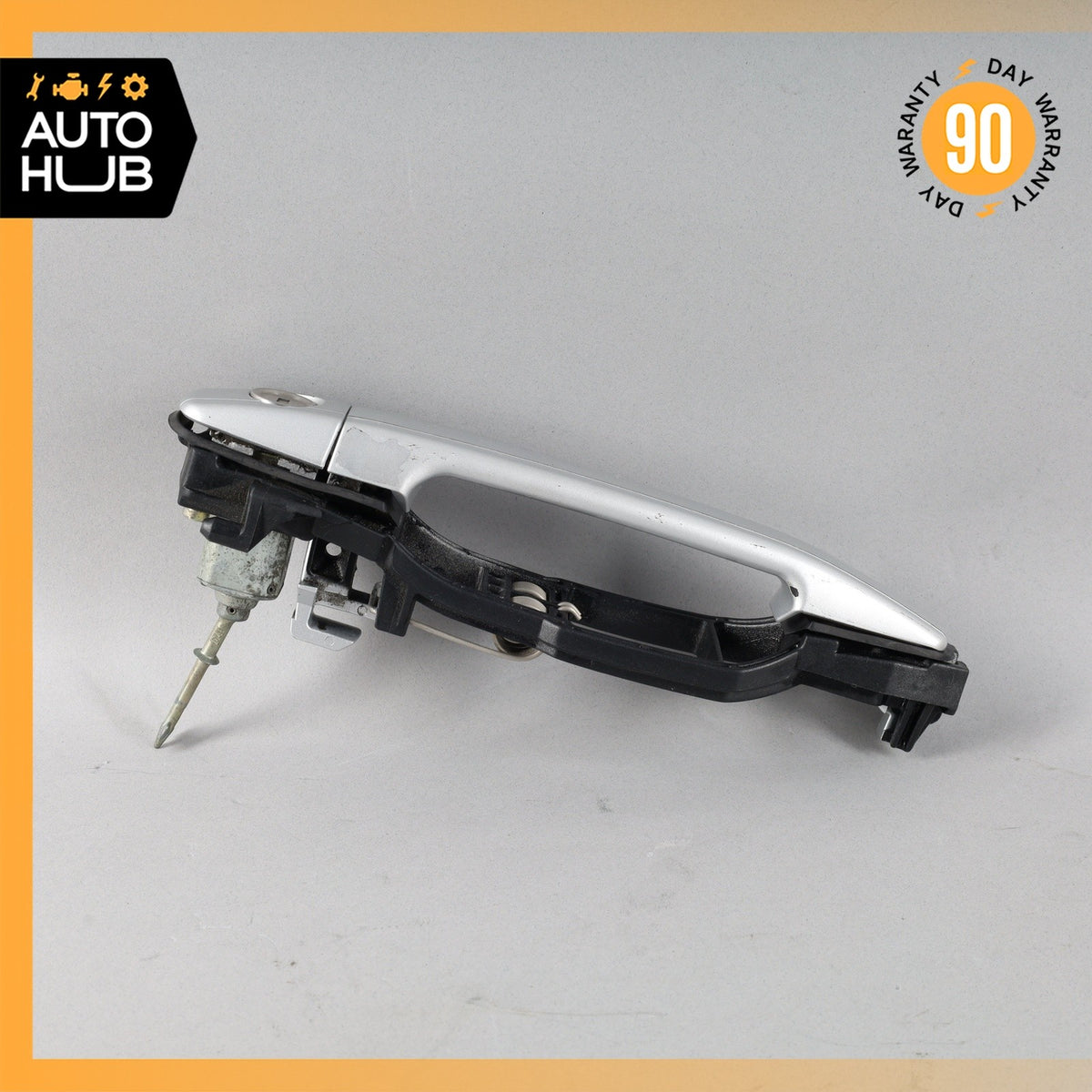 01-04 Mercedes R170 SLK320 Left Driver Side Exterior Door Handle Silver OEM - photo 2