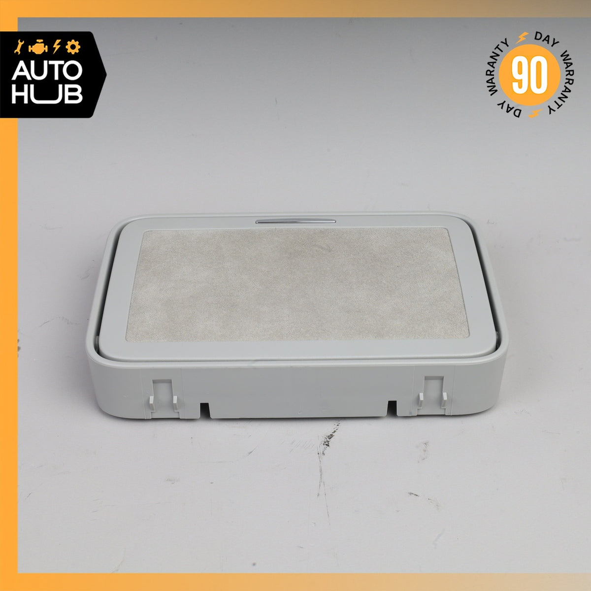 07-13 Mercedes W221 S600 S63 AMG Rear Overhead Vanity Mirror Suede Gray OEM - photo 6