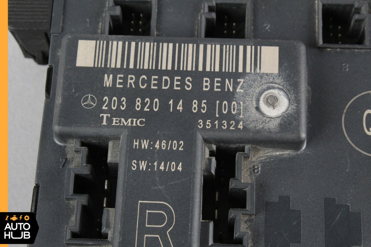 01-07 Mercedes W203 C230 C280 C320 Front Right Door Control Module 2038201485 - photo 7