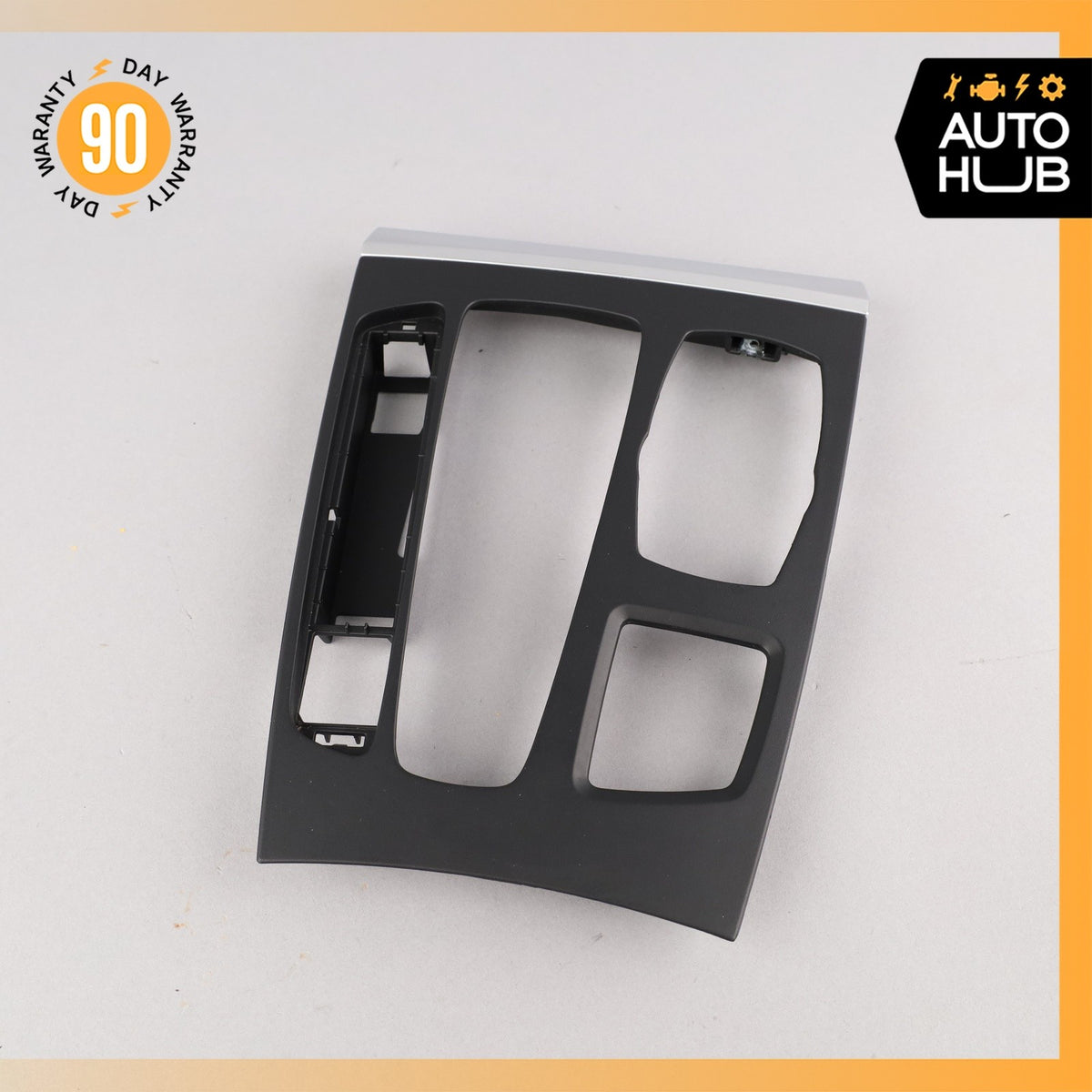 14-17 BMW F15 X5 Center Console Shifter Cover Panel Trim Bezel 51169252115 OEM - photo 2