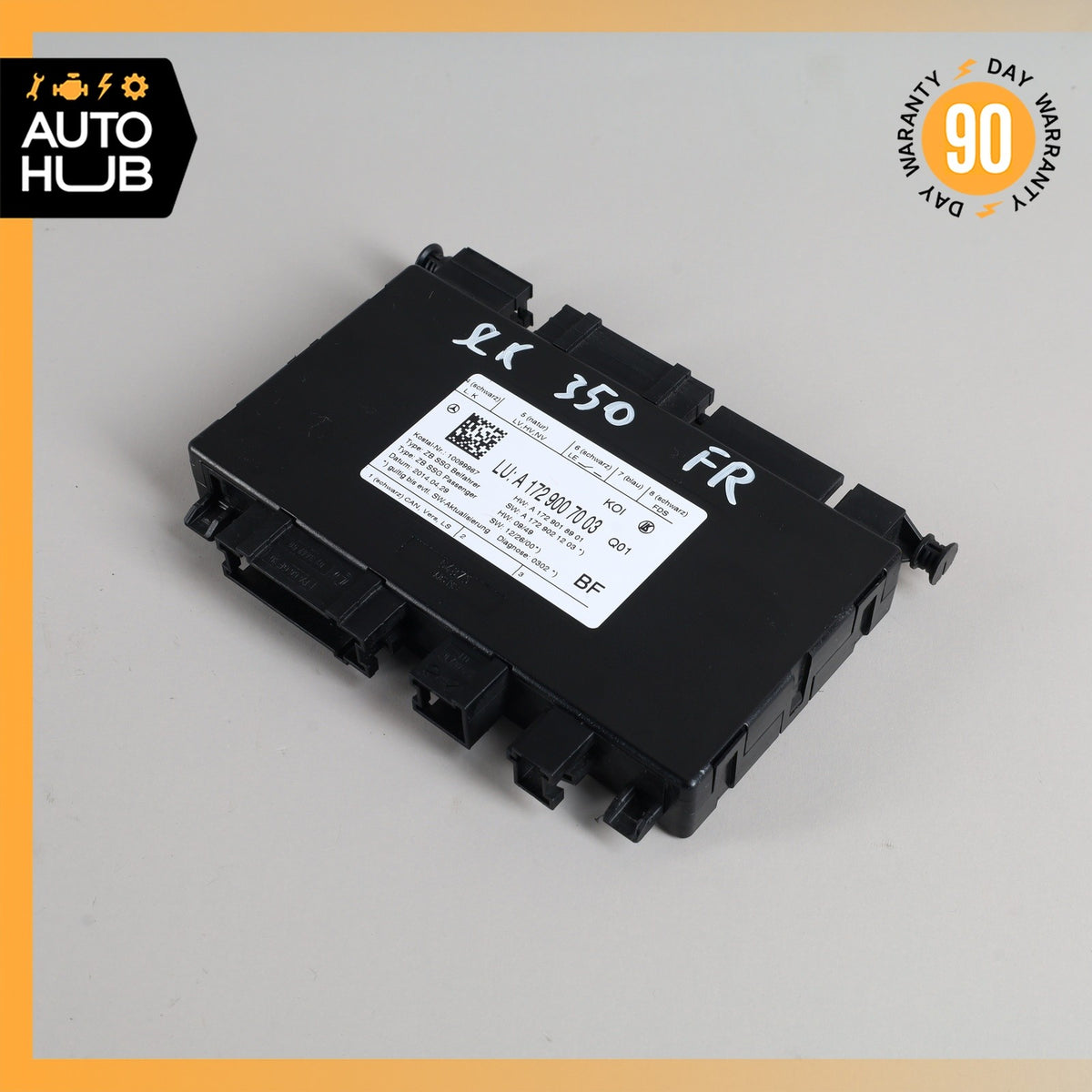 Mercedes R172 SLK250 E400 CLS550 C350 Seat Control Module Front Right Side OEM - photo 2