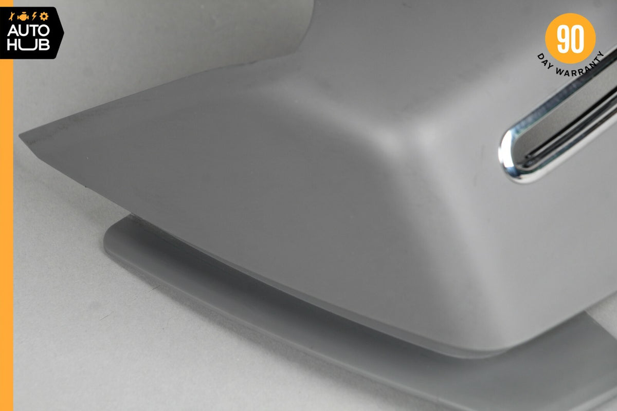 07-09 Mercedes W216 CL550 CL600 Rear Right Side Seat Belt Trim Cover Gray OEM - photo 2
