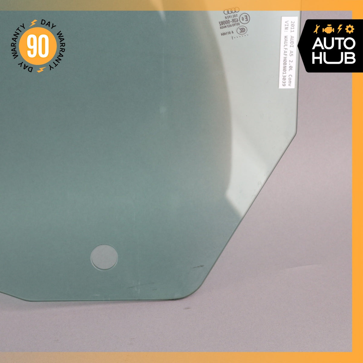 10-17 Audi A5 S5 RS5 Convertible Front Right Door Window Glass 8F0845202B OEM - photo 15