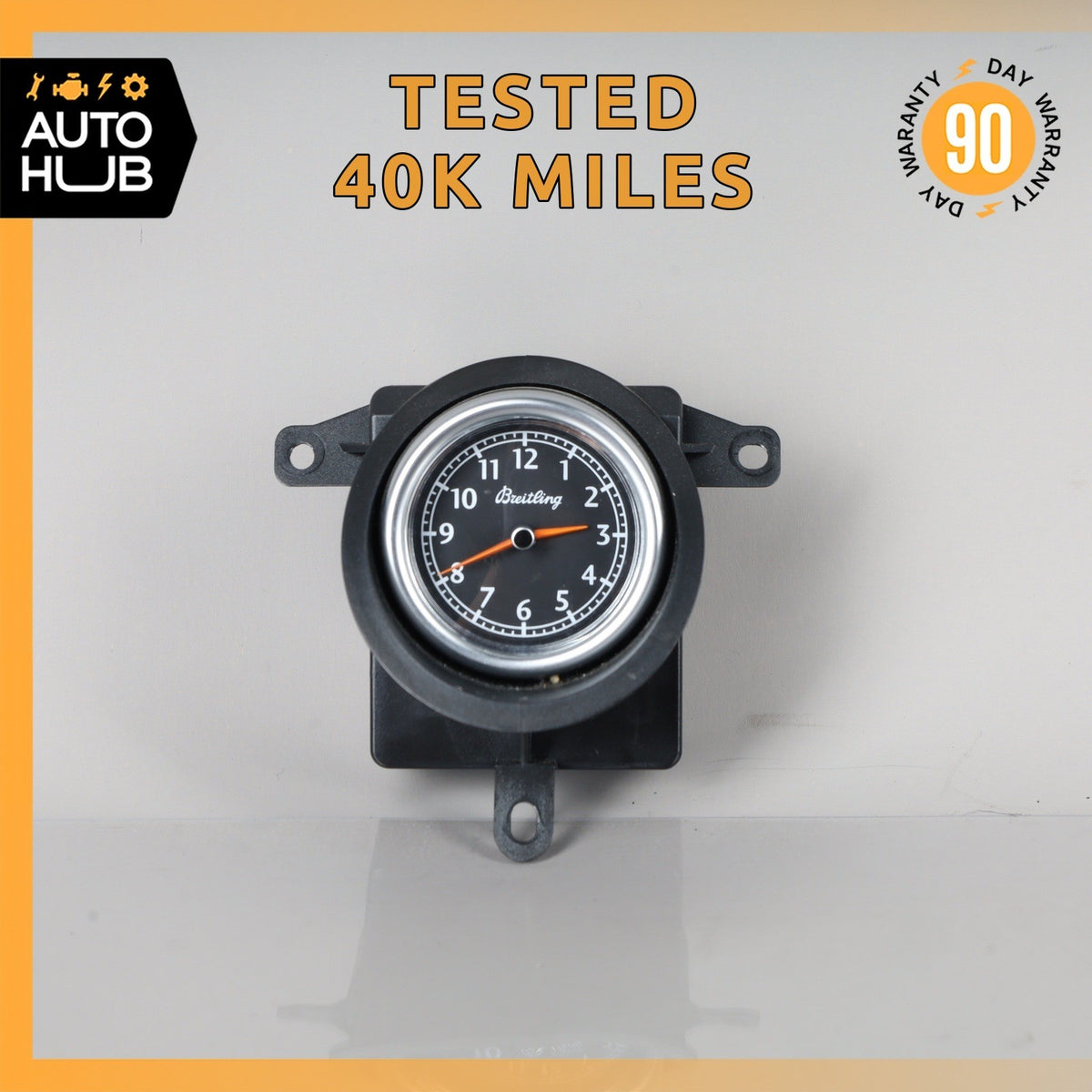 03-13 Bentley Continental GTC Flying Spur Center Dashboard Analog Clock OEM - photo 1