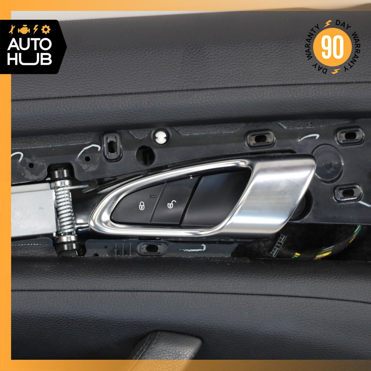 10-16 Porsche Panamera 970 Front Left Interior Door Panel Black OEM 51k - photo 11
