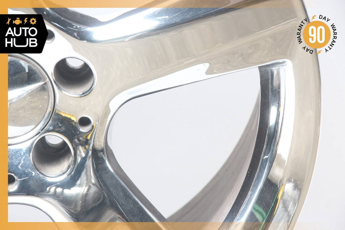 Mercedes R172 SLK250 SLC300 8.5 x 17 17" Rear Wheel Rim Chrome 1724013702 OEM - photo 5