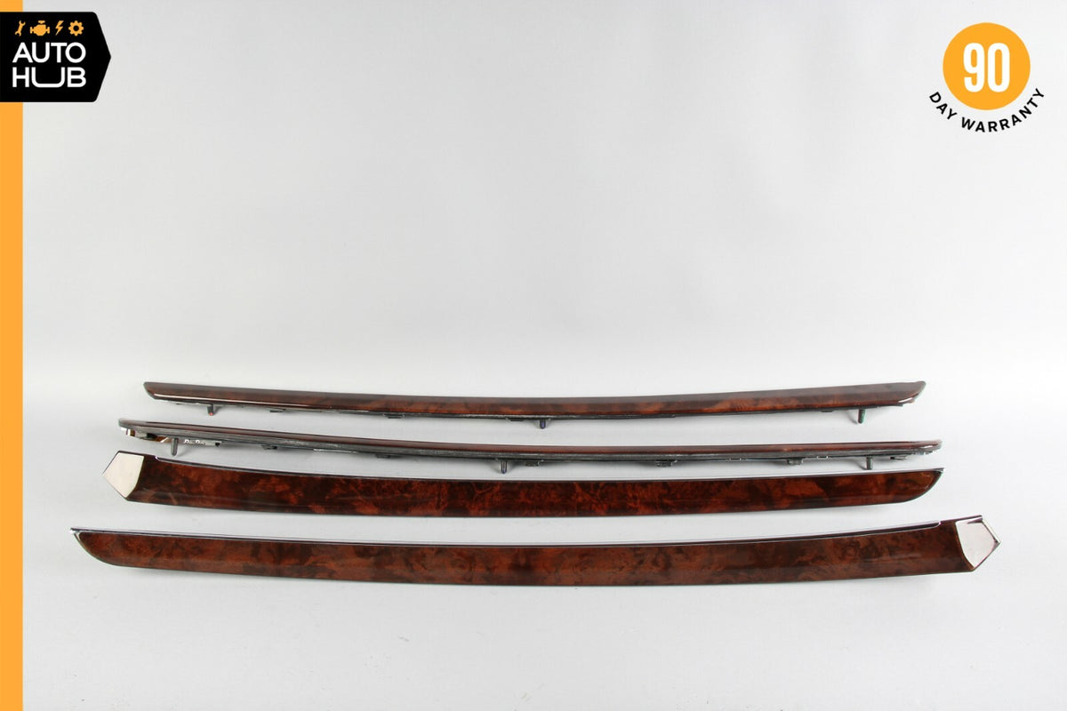 10-13 Mercedes W221 S400 S550 Door Panel Trim Set 2217205222 Wood OEM - photo 1