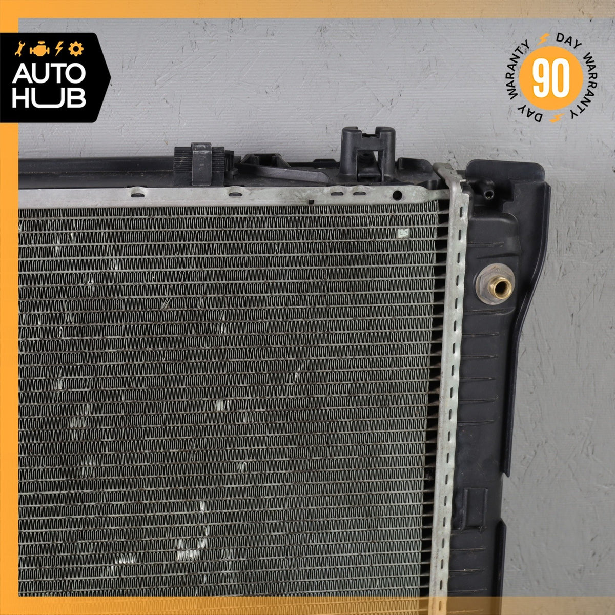 92-93 Mercedes W140 300SE Engine Water Cooling Radiator A/C Condenser Cooler OEM - photo 4