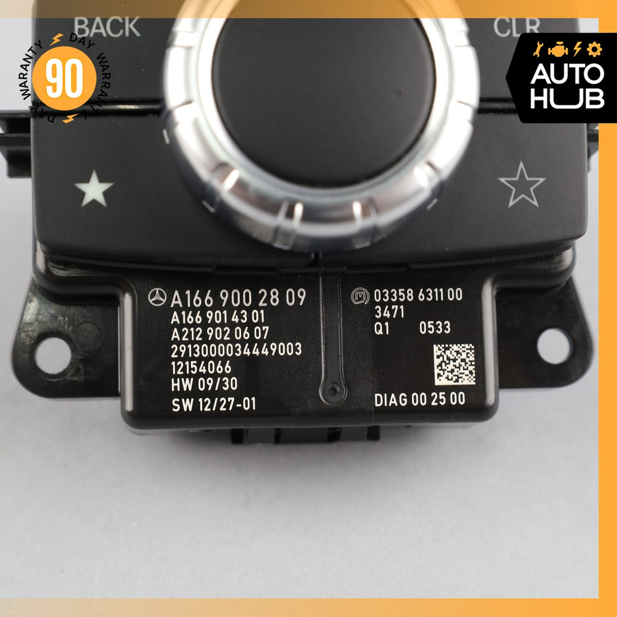Mercedes W166 ML350 GL450 Center Console Navigation Stereo Control Switch OEM - photo 8