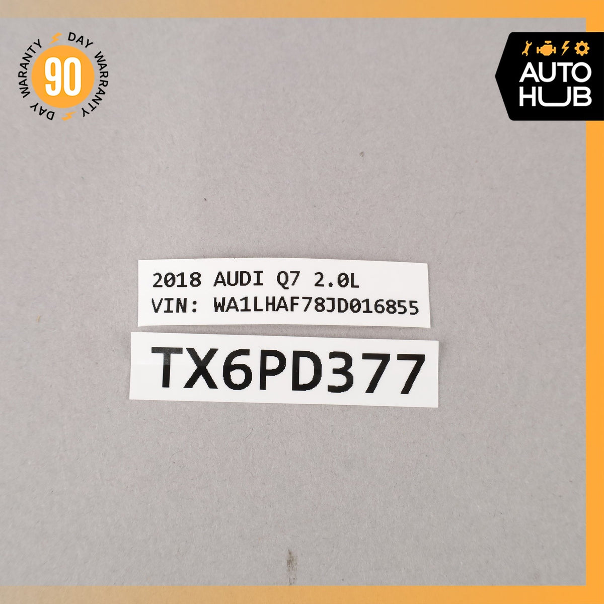 17-19 Audi 4M Q7 Rear Bumper Tow Hook Hitch Cover Lid OEM 87k - photo 11