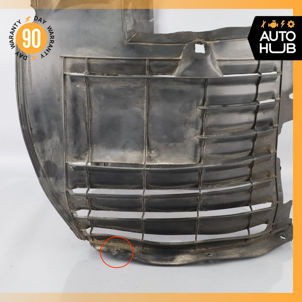 Mercedes W140 CL600 S500 Coupe Front Right Wheelarch Liner Splash Shield OEM 63k - photo 4