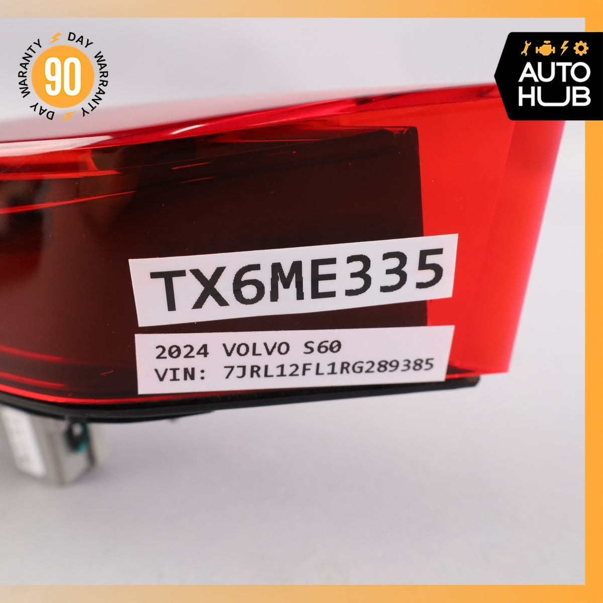 19-25 Volvo S60 Rear Left Inner LED Taillight Tail Light Lamp OEM - photo 17