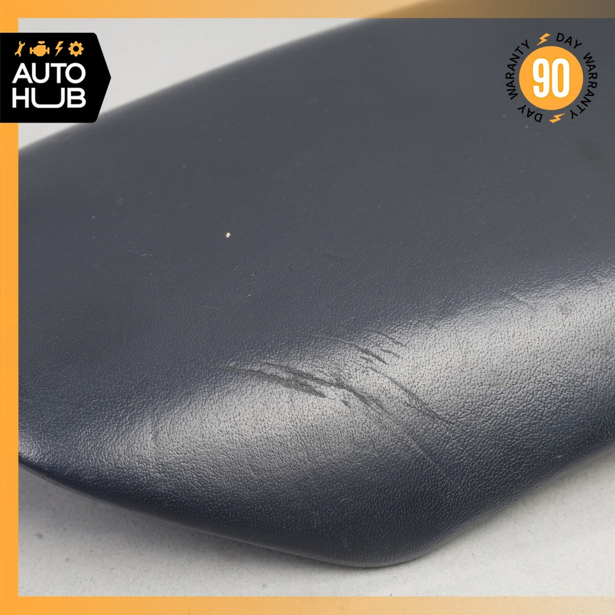 97-04 Porsche Boxster 986 Center Console Arm Rest Armrest Cover Leather Blue OEM - photo 3
