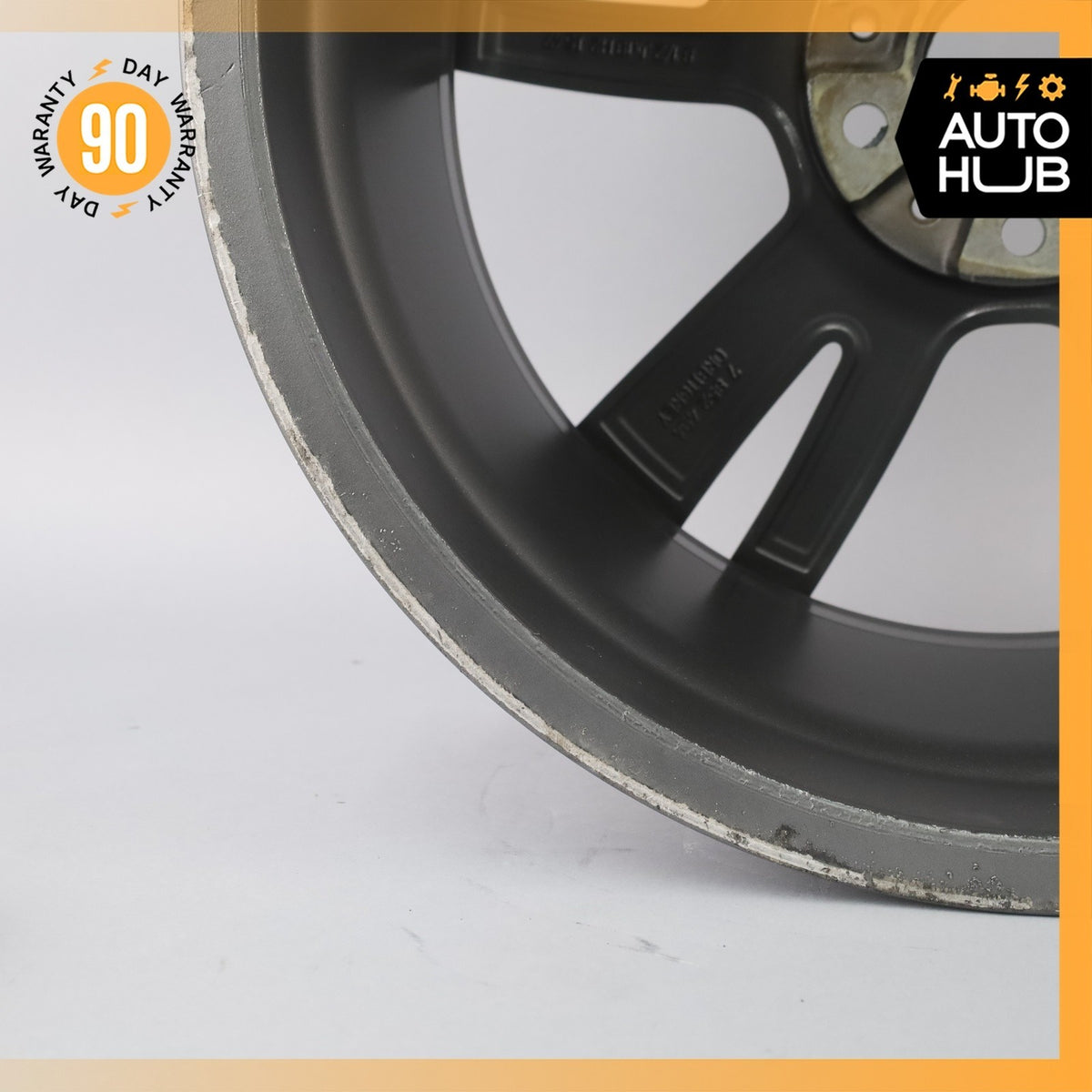 BMW F30 335i 340i 430i 8.5 x 19 19" Style 442 Rear Wheel Rim Polished Gray OEM - photo 12