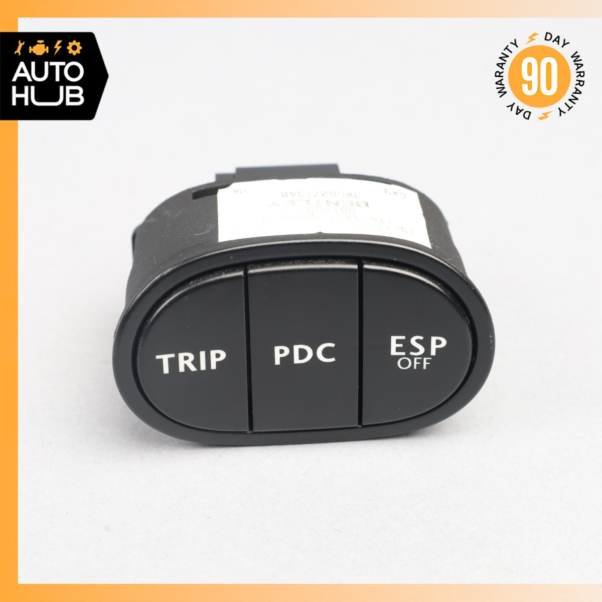03-12 Bentley Continental GT GTC Flying Spur ESP PDC Button Switch Control OEM - photo 1